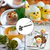 9 Pcs Cute and Funny Egg Cups Set, Boiled Egg