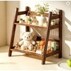 2-Tier Bamboo Countertop Organizer for Kitchen and Bathroom Storage –