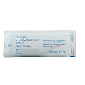 Sterilization Pouches 3.5”x9” Self-Sealing Autoclave Bags with Indicators for Professional Surgical Instrument Cleaning by P&P Medical Surgical (200)