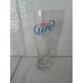 Miller Lite - Taste Activator - Tall - Pilsner Beer Glass - New - 16oz