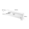 Yamazaki 5216 Magnetic Kitchen Paper Holder, Wide, White, Approx. W