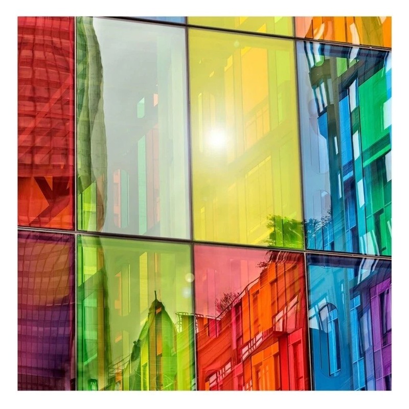 Buy decorative Film BDF Card Window Film Transparent Color Red