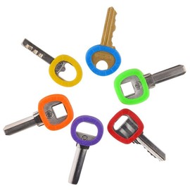 Key Tags Pack of 32 Colourful Key Caps Key Caps Key Caps for Key Heads Home Office Hotel Rubber Round