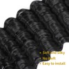 LPARMJIT Deep Wave Bulk Hair for Braiding, 18 Inches, 2