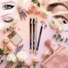 3‑Pack Black Eyebrow & Eyeliner Pencils with Sharpener – Waterproof,