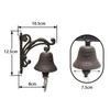Cast Iron Wall Bell Rustic Style Aristocratic Logo Manually Shaking