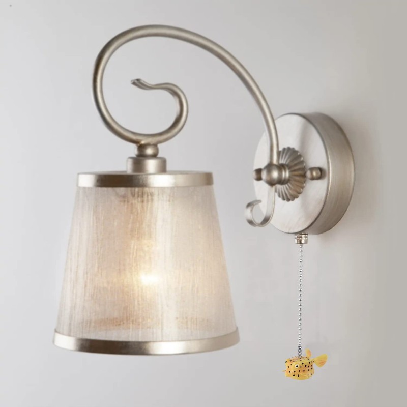 Dotlite Fish Ceiling Fan Pull Chain,12in Cute Yellow Fish Fan