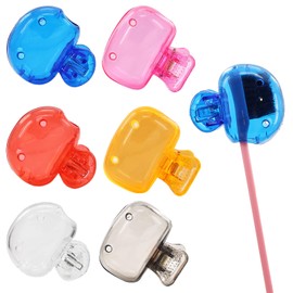 MVVM 8 Pack Tooth Brush Cover Cap, Portable Electric Toothbrush Cover Clip-On Plastic Toothbrush Protector Plastic Clip for Household Travel Camping Bathroom School(Multiple Colors)