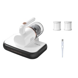 Candy Mattress Vacuum Cleaner UV Sanitizing with HEPA Filter,350W Anti-Allergen for Bed,Carpet,Couch,Dust & Pet Hair, 0.4L Dust Cup with Washable Fliter, Auto UV Shutoff & Overheat Protection