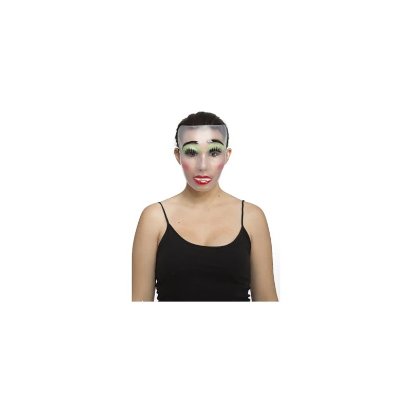 viving costumes viving costumes204566 transparent women's mask (one size)