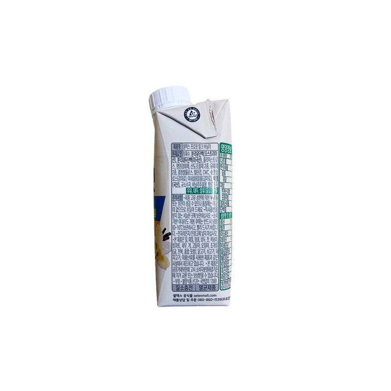 Selex 셀렉스 프로핏 밀크 바닐라 250ml 4개 Silex Profit Milk