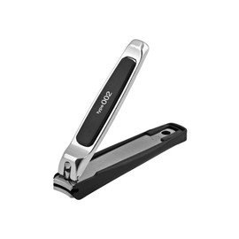 Kai Corporation KE0129 Nail Clippers Type 002 M Black Curved Blade, Made in Japan