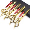 Gold 6/78/9 Inch Professional Haircut Scissors, Multifunctional Haircut Scissors Set