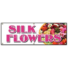 72" Silk Flowers Banner Sign Arrangements Artificial Plants Trees Wreath