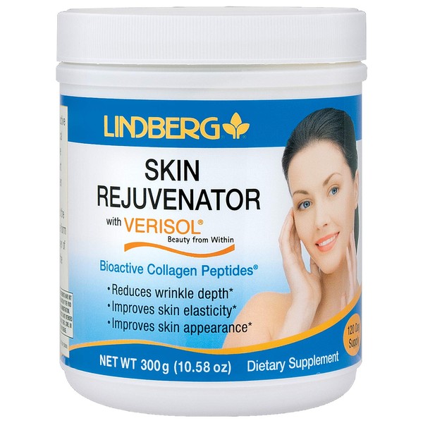 Lindberg Verisol Skin Rejuvenator Powder, 120 Servings of 2.5 Grams