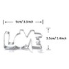 WDYJMALL Love Cookie Cutter