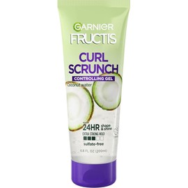 Garnier Fructis Style Curl Scrunch Gel, extra fuerte 6.80 oz, Paquete de 4