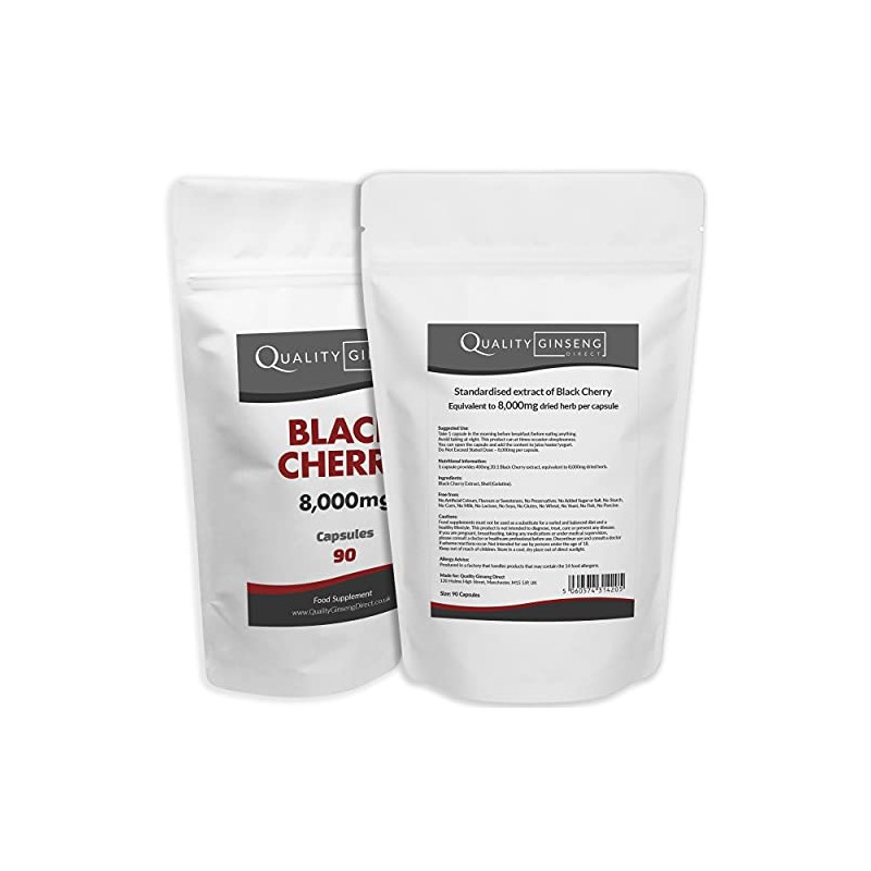 Black Cherry | 8,000mg Capsules | Powerful Formula (90 Capsules)