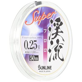 Sunline Super Mountain Stream Fluoro, 166.3 ft (50 m), No. 0.25, Clear