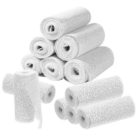 CUNQN Plaster Cloth Rolls Plaster Cast Bandage Kit 12 Pack of Bandages for Art Crafts Modelling Moulds