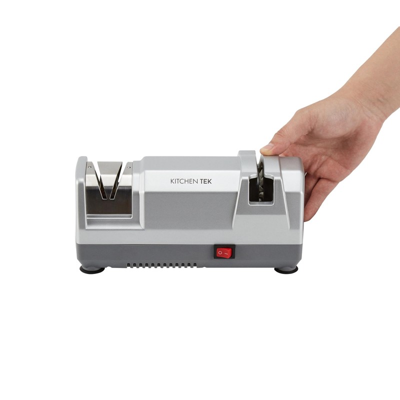 Restaurantware-Kitchen Tek 2-Stage Electric Knife Sharpener, 1 Straight-Edge Knife Sharpener