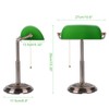 LINNMON Bankers Desk Lamp, Green Retro Lamp, Vintage Lamp with