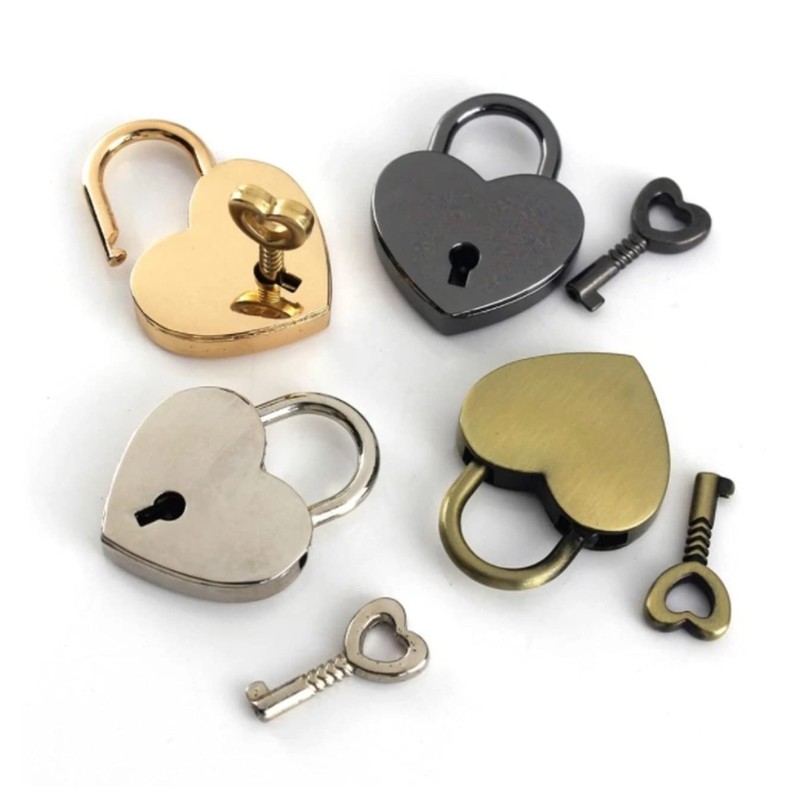 Padlock School Locker Black Heart Outdoor Keyed Alike Key Post