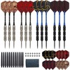 WINSDART ADKX Steel Tip Darts 12 Pack Set with Nonslip