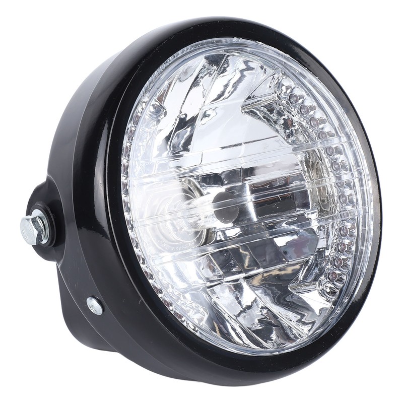 Motorcycle Headlight Universal Rugged LED 7 Inch Headlamp Bulb Day