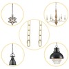 ECUDIS 20 Feet Pendant Light Fixture Chain, Lighting Hanging Chain