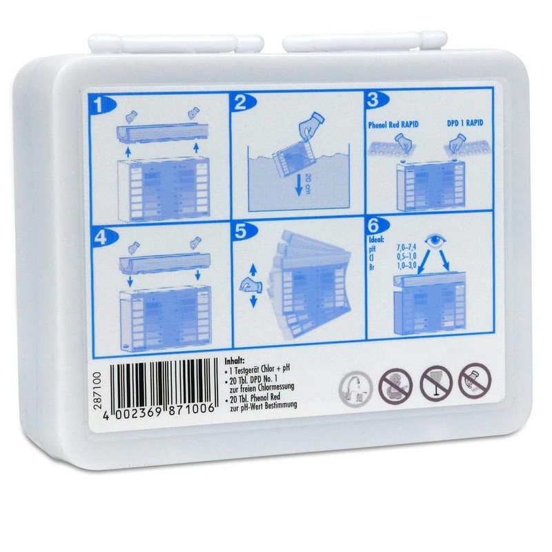 Cristal Water Tester Chlorine + pH for Fast Water Analysis