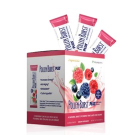 Youngevity Projoba Pollen Burst Plus Berry – Natural Energy Drink with Flower Pollen, Vitamins, and Antioxidants – Supports Sustained Energy and Overall Well-Being – 30 Packets