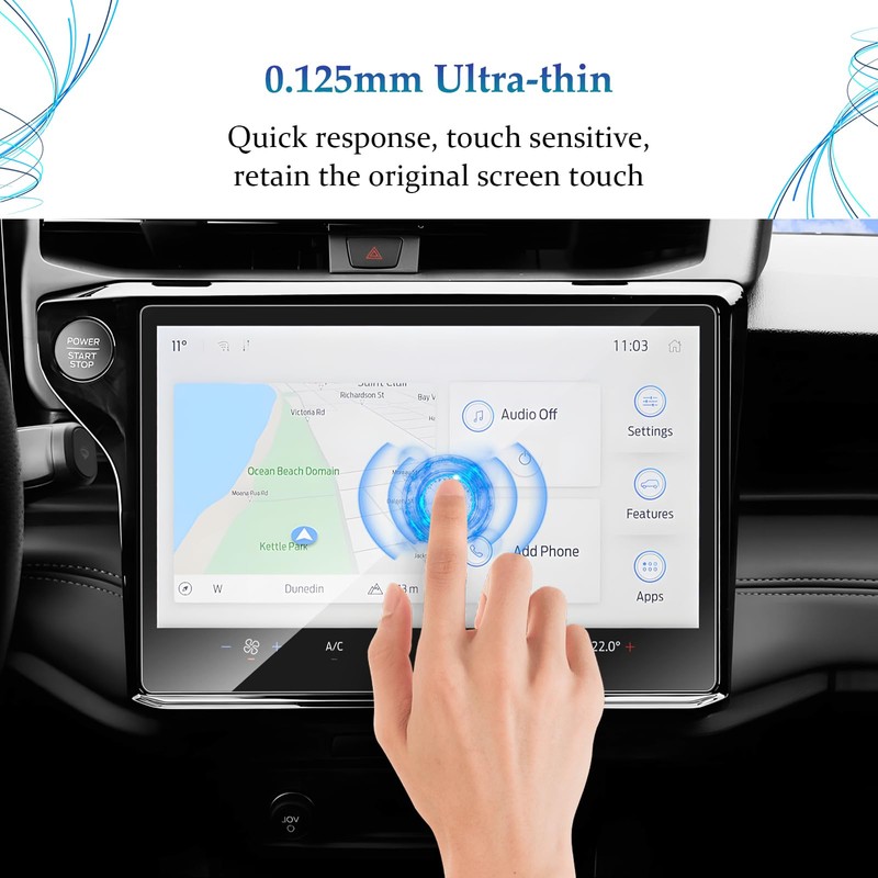 SKTU Pack of 2 Screen Protectors Compatible with Ford Puma