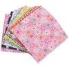 300Pcs 10X10cm Square Floral Cotton Fabric Patchwork Cloth for DIY