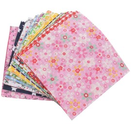 300Pcs 10X10cm Square Floral Cotton Fabric Patchwork Cloth for DIY Craft Sewing