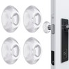 4Pcs Door Stopper Wall Protector, Clear Silicone Door Knob Wall