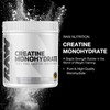 Raw Nutrition Creatine Monohydrate – 30 Servings | Boost Strength,