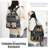 DRYFAL Drawstring Foldable Large Capacity Dry-wet Separation Travel Sports Backpack,