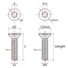 Wanyifa Titanium Ti M6x10 15 20 25 30 35 40
