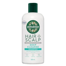Dermaveen Hair + Scalp Deep Cleanse Shampoo 500 mL | Soothes Sensitive Scalps And Deeply Cleanses Oily Hair, Boosted with OatActiv+ (6 in 1 skin benefits) And Witch Hazel