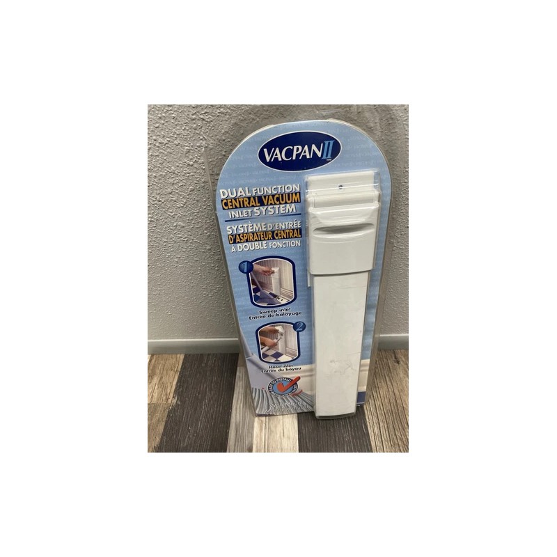 Plastiflex Vacpan 2 By Plastiflex Dual Function Central Vacuum Inlet