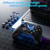 RALAN Black Wireless Controller with Paddles for PC, 2.4G Wireless