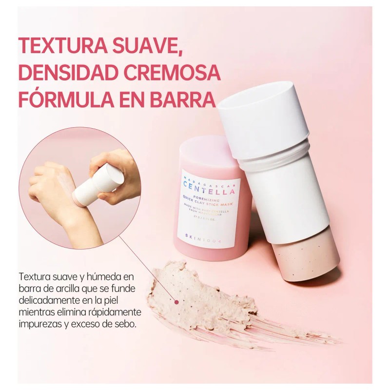 🔥 Madagascar centella poremizing quick clay stickmask Vitaminas y Minerales
