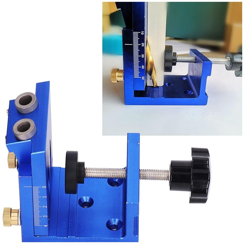 Pocket Hole Jig Kit with 2 Drill Bits 15 Degree