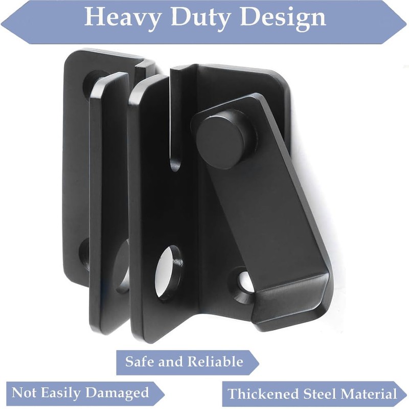 Litensh Door Bolt Stainless Steel Bolt Sliding Bolt Lock Lock