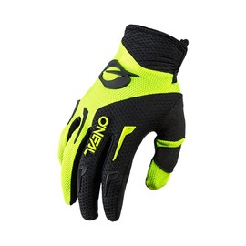 O'NEAL | Cycling & Motocross Gloves | Kids | MX MTB DH FR Downhill Freeride | Durable, Flexible Materials, Vented Palm | Element Youth Glove | Black Neon Yellow | Size M