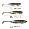 QualyQualy Soft Plastic Lures Swimbait Paddle Tail Shad Lure Bass