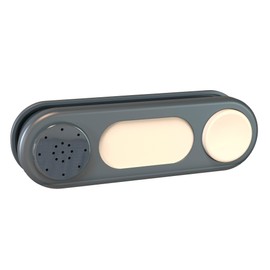 SMOBY Playhouse Doorbell with action sounds, randomly sounds Ding Dong, Dog Bark and Cat Meow