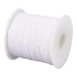 PH PandaHall alrededor de 100 m/rollo de 0,8 mm de hilo de nailon chino, hilo blanco para hacer manualidades