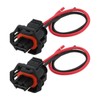 VGOL 2pcs Coolant Temperature Sensor Plug Harness 1338370 Compatible with